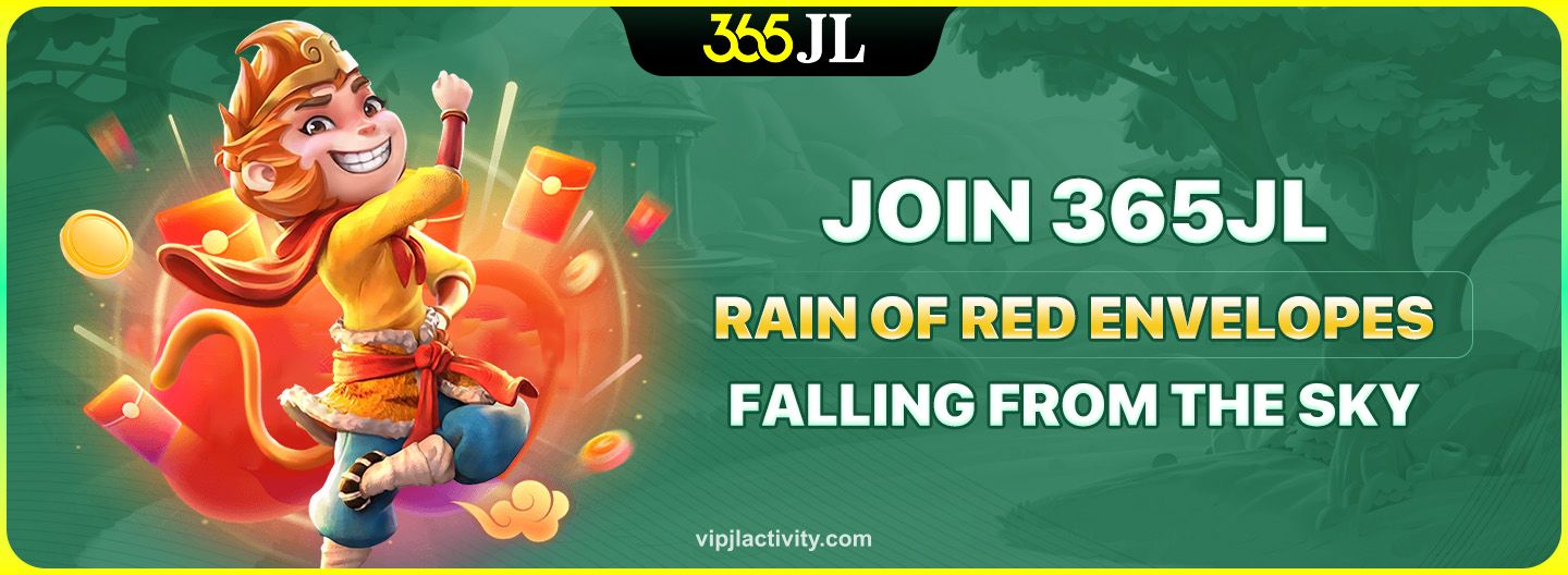 Join 365JL Rain of red envelopes Falling from the sky